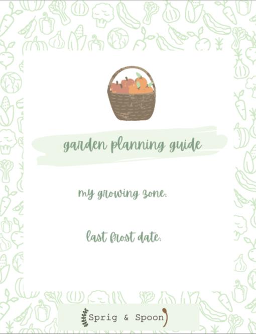 Free garden planning guide