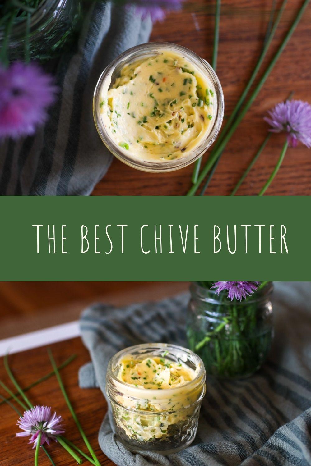 The Best Fresh Chive Butter | Sprig & Spoon
