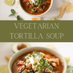 a bowl of tortilla soup