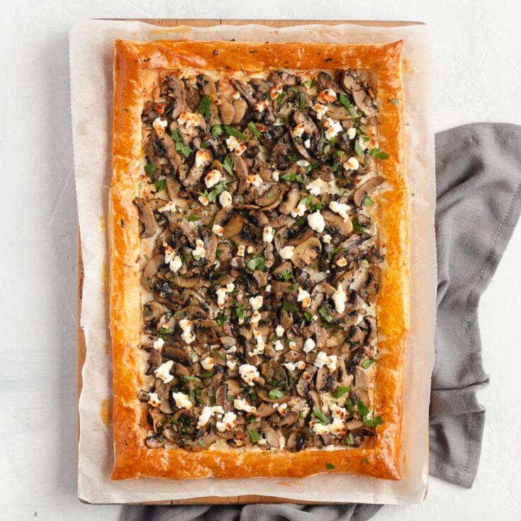 Image for Mushroom Tart with Puff Pastry