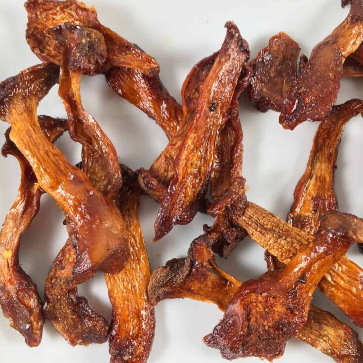 Image for Air Fryer Jerky | Vegan Oyster Mushroom Jerky