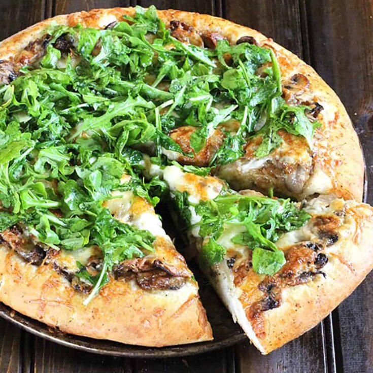 Image for Mushroom Pizza | Caramelized Onion Pizza