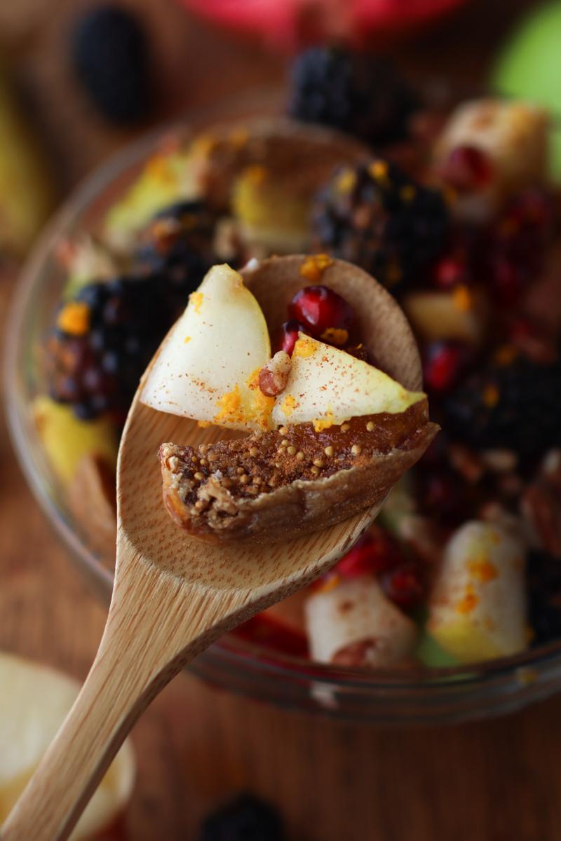 Fall Fruit Salad Recipe Perfect For Autumn And Thanksgiving Sprig And Spoon