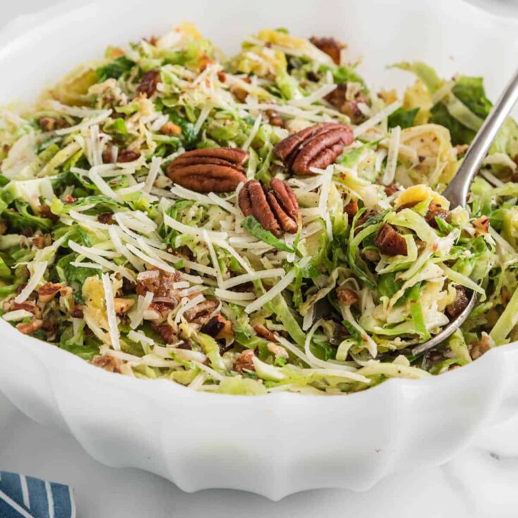 Image for Shaved Brussels Sprouts and Parmesan Salad