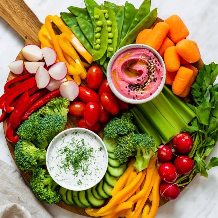 Image for Vegetable Charcuterie Board (Veggie Board)